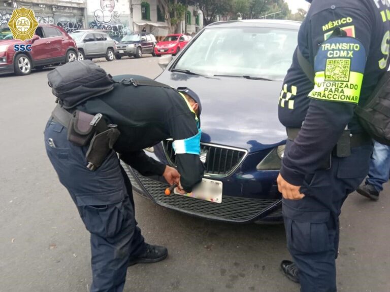 Policías de Tránsito liberaron vialidades en la alcaldía Cuauhtémoc