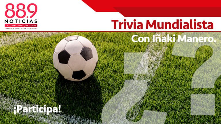Gana en la Trivia Mundialista con Iñaki Manero un muñeco de la selección mexicana