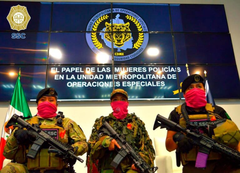 La Policía de la CDMX cada día cuenta con más mujeres, incluso en Operaciones Especiales
