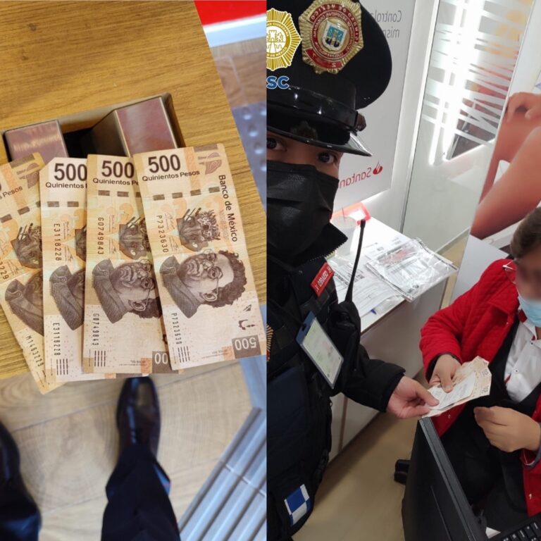 ¡Polis honestos! Entregan dinero en efectivo que había sido olvido en cajeros automáticos
