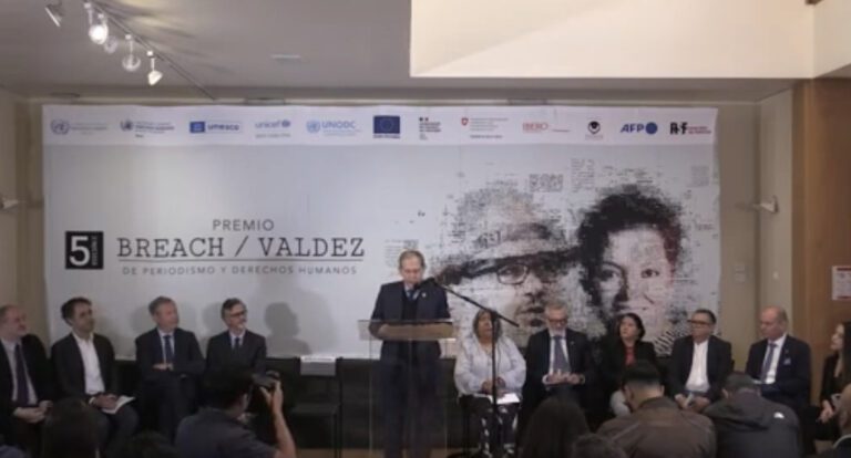 ONU México llama a acabar con la impunidad para garantizar el ejercicio del periodismo