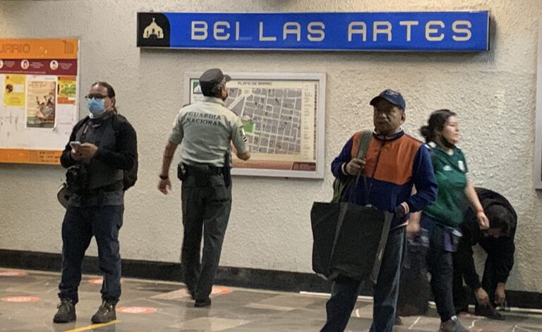 Anuncia Jefa de Gobierno, retiro gradual de GN del Metro