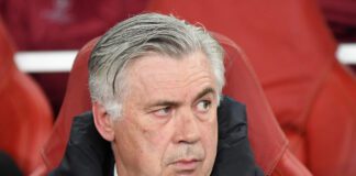 LONDON, ENGLAND - MARCH 7, 2017: Bayern's head coach Carlo Ancelotti pictured prior to the second leg of the UEFA Champions League Round of 16 game between Arsenal FC and Bayern Munchen at Emirates Stadium.