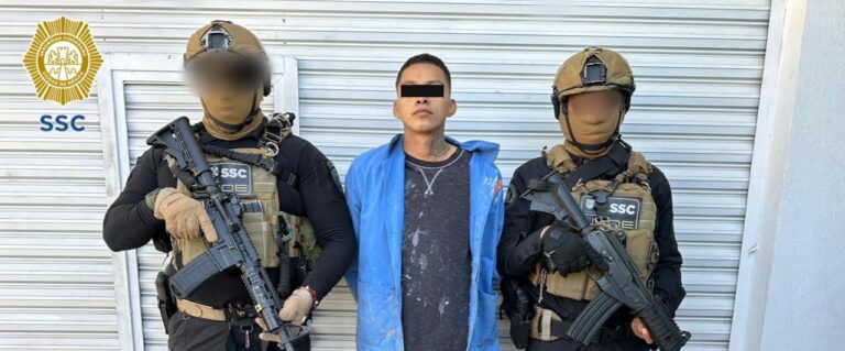 Policías de la CDMX detuvieron a un hombre buscado por la justicia de los Estados Unidos