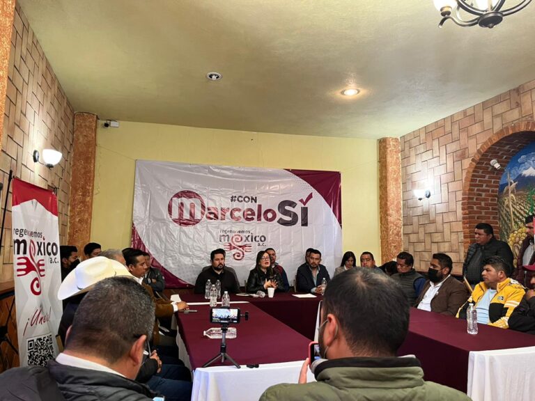 Ciudadanos anuncian estructuras en favor de Marcelo Ebrard en Puebla
