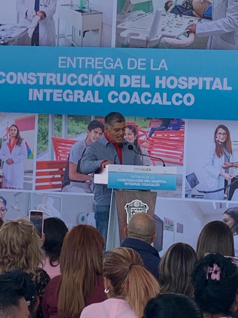 Cerca de 300 mil habitantes de Coacalco se beneficiarán con el Hospital Integral de esta localidad