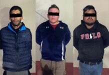 Recuperan camioneta robada y detienen a tres sujetos