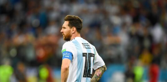 NIZHNIY NOVGOROD, RUSSIA - JUNE 21: Lionel Messi of Argentina during the 2018 FIFA World Cup Russia group D match between Argentina and Croatia