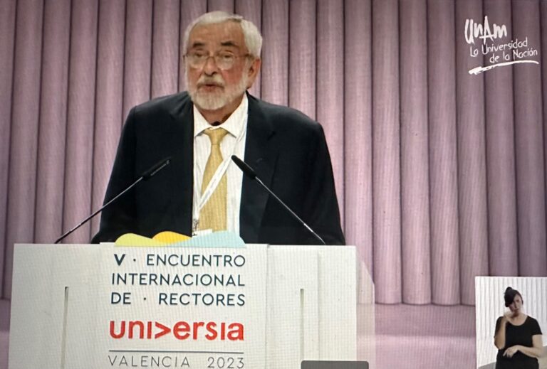 Rector UNAM. Enrique Graue