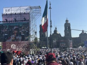 Clase Masiva de Box. Zócalo capitalino