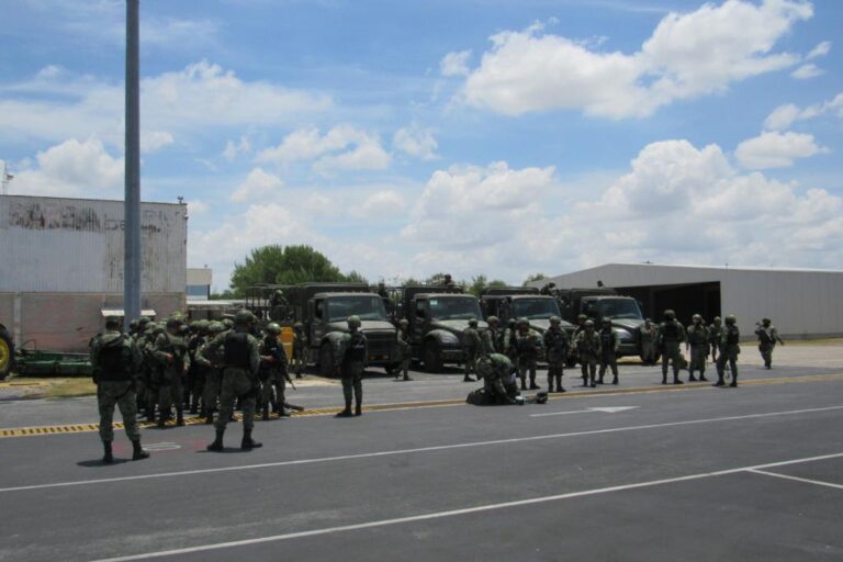 Envían 100 militares para reforzar seguridad en Tamaulipas
