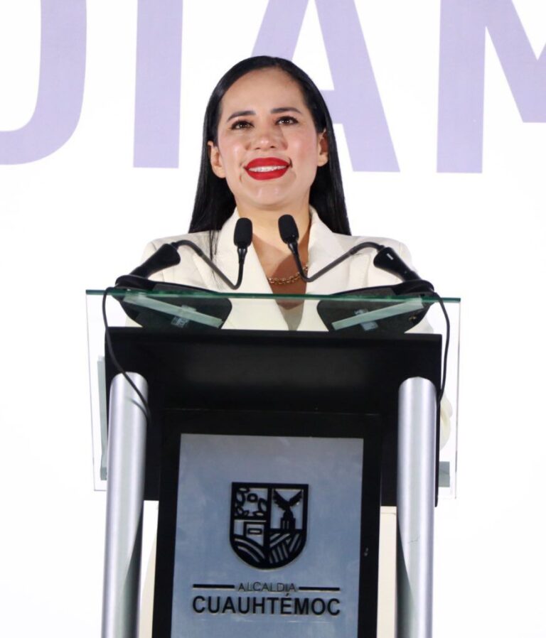Presentó la alcaldesa de Cuauhtémoc, Sandra Cuevas, un informe sobre el operativo Diamante