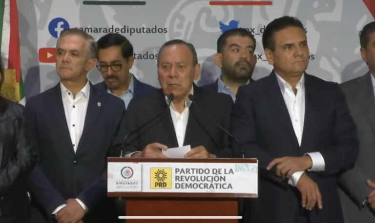PRD hace una pausa en su relación con el Frente Amplio por México
