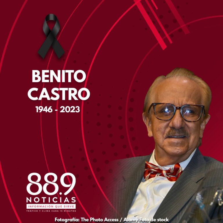 Benito Castro murió a los 77 años