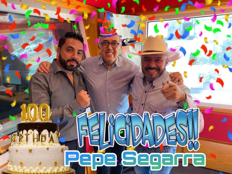 Feliz cumpleaños a nuestro padre Tiempo Pepe Segarra líder de Espacio Deportivo de la Tarde 26 de octubre 2023