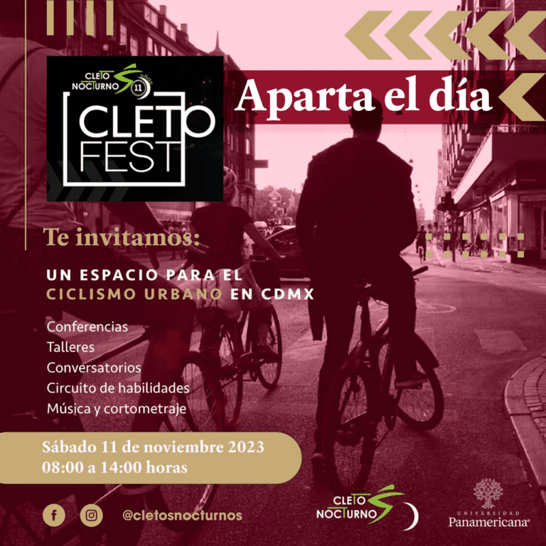 Cletos Nocturnos y la Universidad Panamericana presentan el segundo Festival Ciclista CletoFest 2023