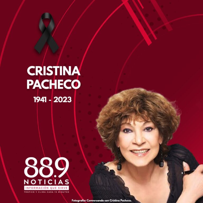 Murió la periodista y escritora Cristina Pacheco