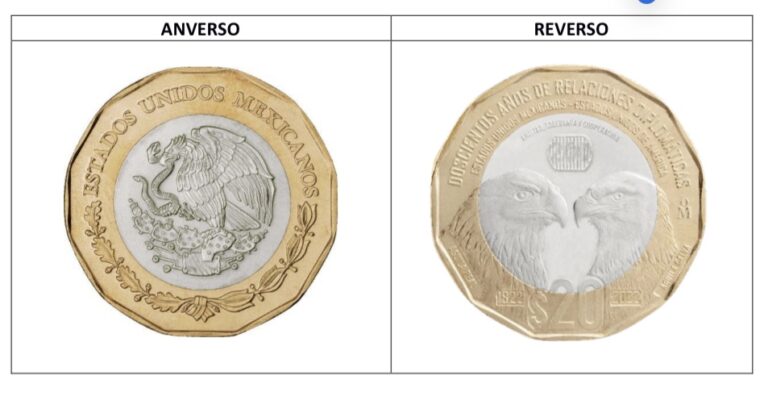 Banxico puso en marcha moneda conmemorativa por doscientos años de relación comercial con EU