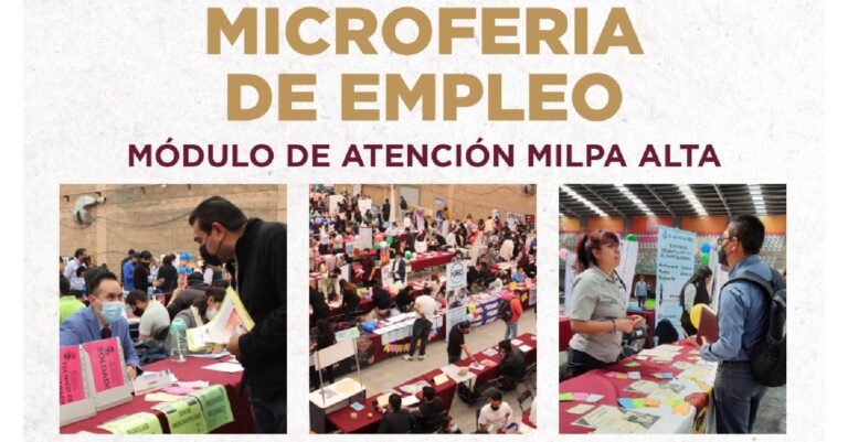 Tláhuac y Milpa Alta tendrán sus microferias del empleo: estas son las fechas y horarios