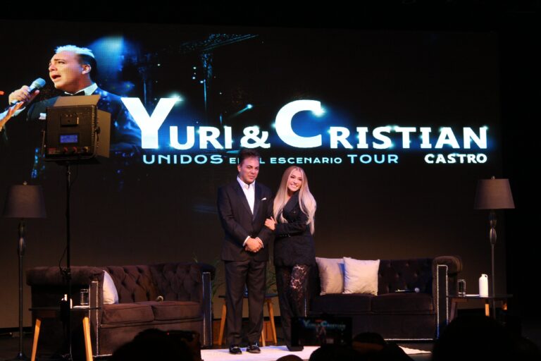 Yuri y Cristian Castro prometen noches románticas en sus conciertos
