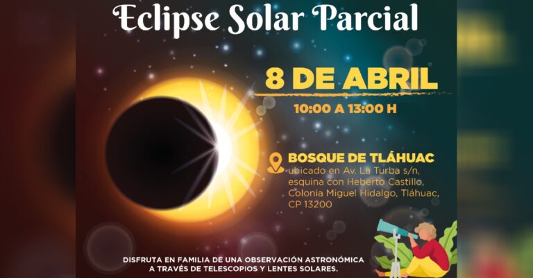 Bosque de Tláhuac, otra opción para disfrutar del eclipse solar en CDMX con expertos de la UAM
