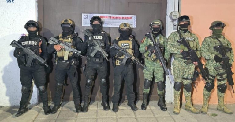 SSC aseguró 100 kilos de cocaína y armas de fuego tras un cateo en un domicilio de Iztapalapa
