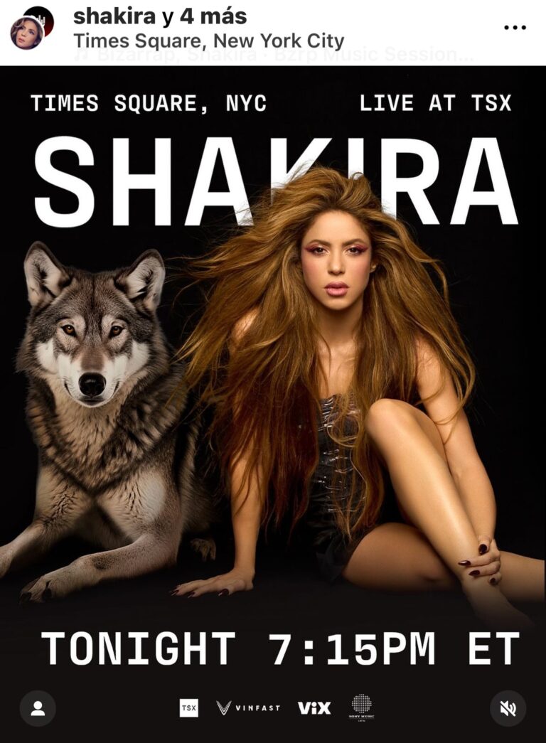 El show de Shakira en Nueva York se verá en ViX