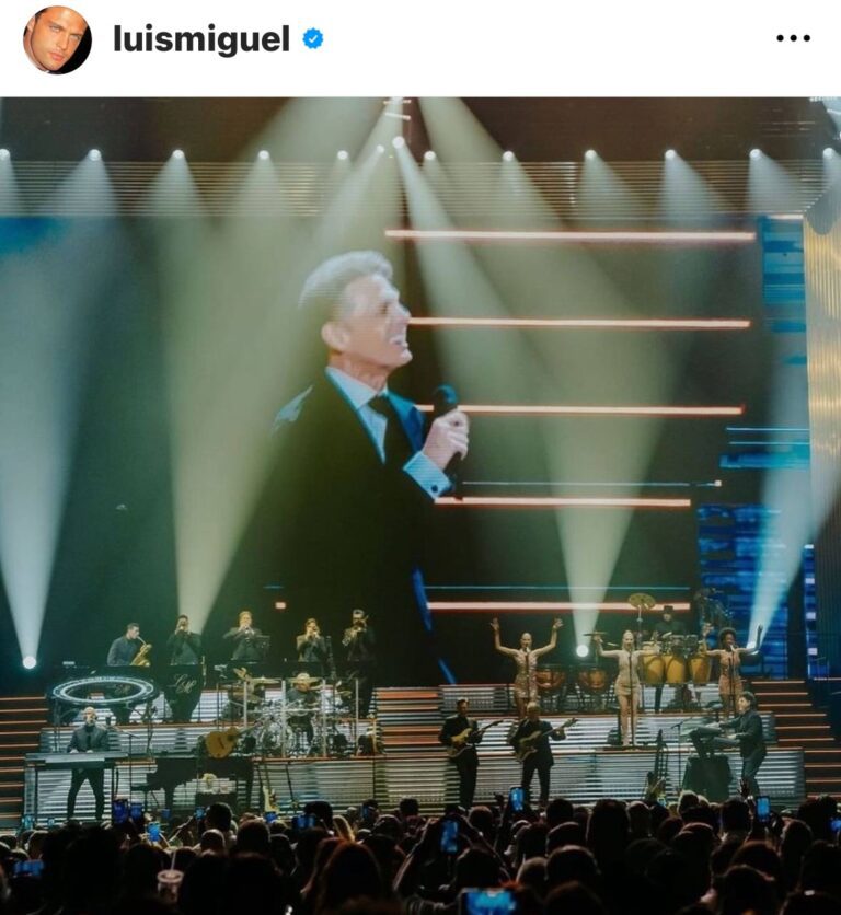 Luis Miguel celebra cumpleaños con concierto en Las Vegas