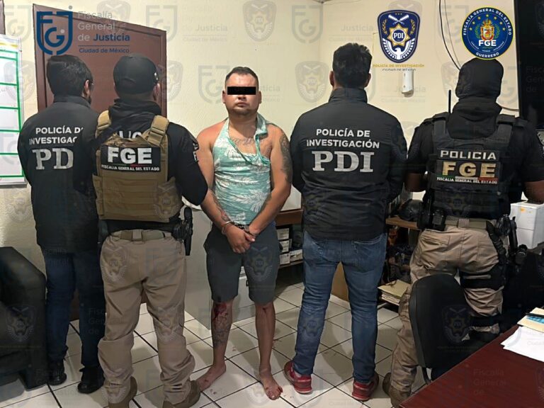 Policías de Investigación detienen a presunto homicida en Guerrero