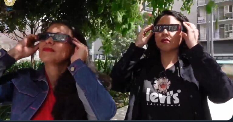 Capitalinos agotan visores para el eclipse hechos por reclusos
