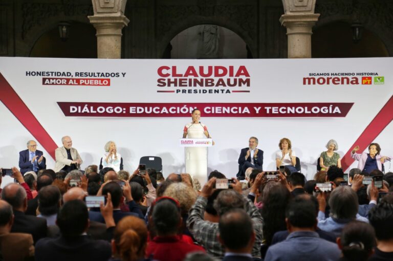Mi compromiso será por el desarrollo de la educación, la ciencia, las humanidades y de un México próspero y con justicia: Sheinbaum