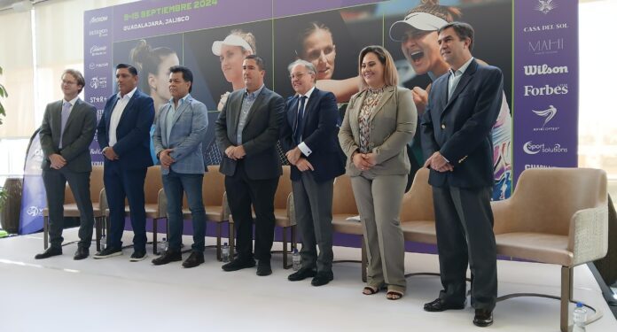 Presentación del Abierto de Guadalajara 2024. Foto: Edgar Flores/ACIR Deportes