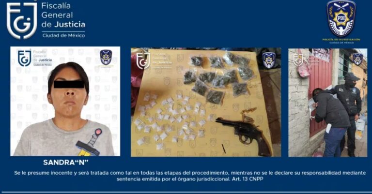 Detuvieron a mujer con 46 bolsitas de posible fentanilo en Tláhuac