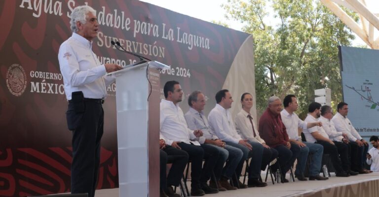 Nueva presa para La Laguna tiene un 82% de avance en su construcción: Conagua