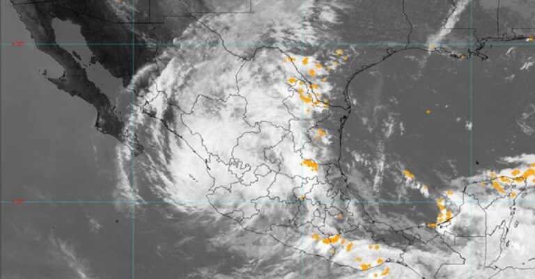 Alberto se degradó a baja presión remanente; pero se mantendrán las lluvias torrenciales en siete entidades