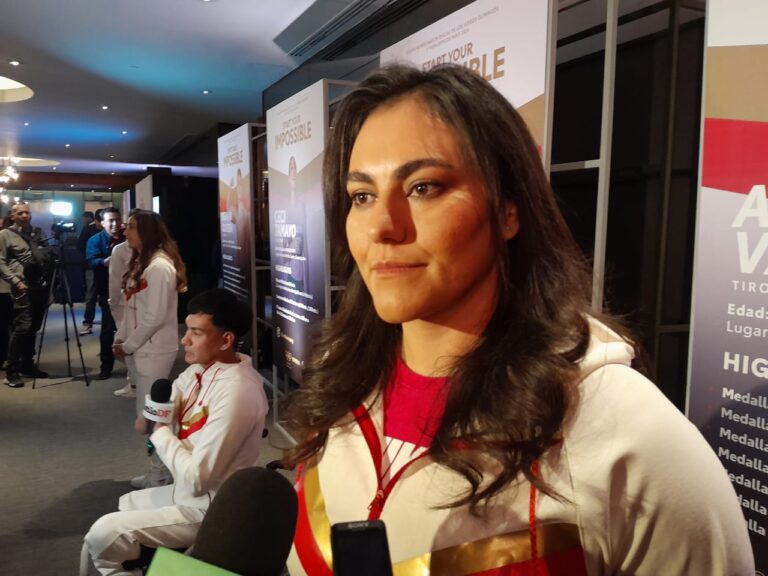 Alejandra Valencia, atleta y medallista olímpica de México en tiro con arco. Foto: Guillermo García/ACIR Deportes