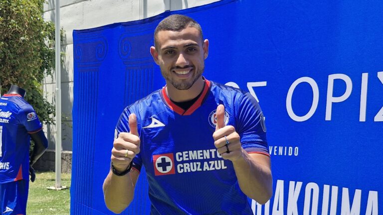 Giorgos Giakoumakis, refuerzo de Cruz Azul para el Apertura 2024. Foto: Edgar Flores/ACIR Deportes