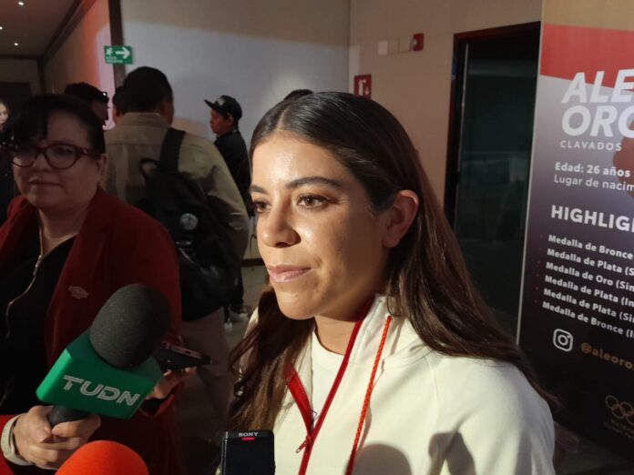 Alejandra Orozco, clavadista mexicana y medallista olímpica. Foto: Guillermo García/ACIR Deportes