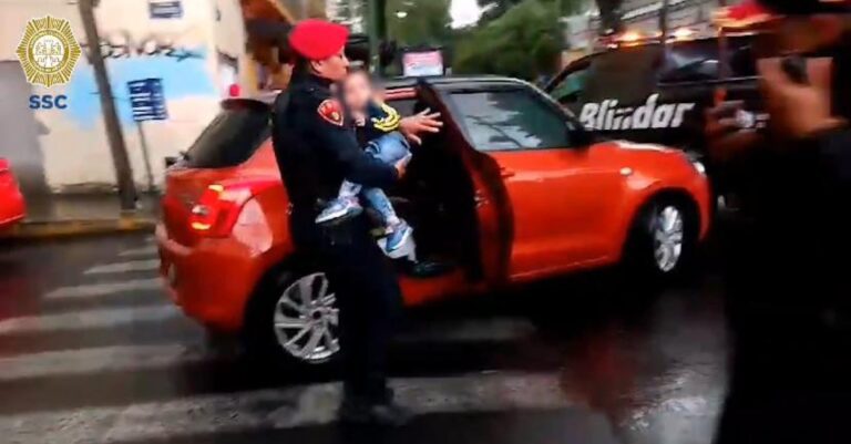 Rescatan a menor que se encontraba a bordo de un automóvil robado en la colonia Buenos Aires