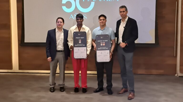 Finamex reconoce a medallistas de México con apoyo económico para su desarrollo profesional