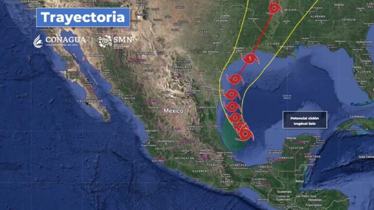 Potencial ciclón “Francine” amenaza las costas de Veracruz y Tamaulipas