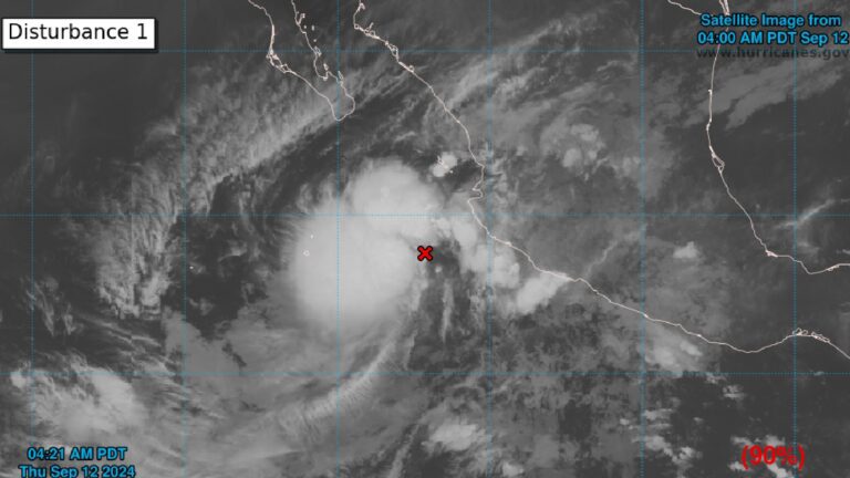 “Ileana” tocará tierra en las costas de Sinaloa; se esperan lluvias torrenciales