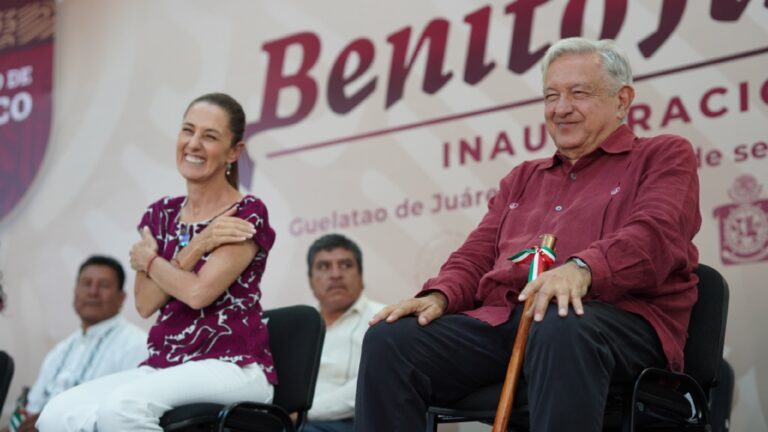 El Presidente de México se despide de los morenistas y llama a apoyar a Sheinbaum