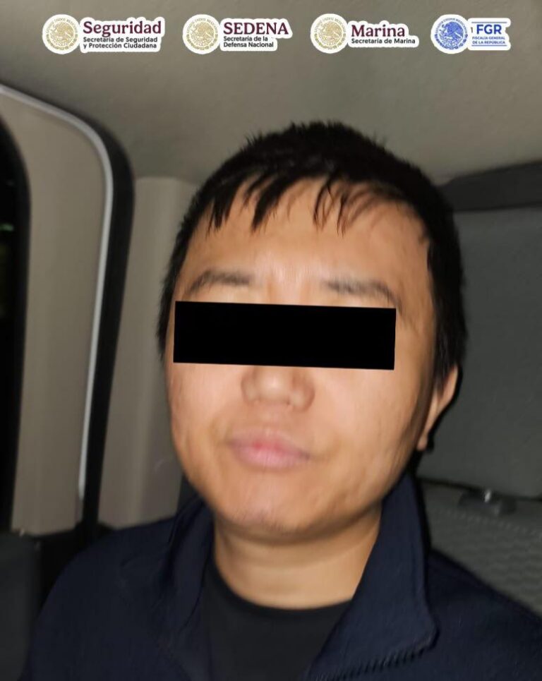 Agentes federales detienen al ciudadano de origen chino Zhu Dong alias “Chino”