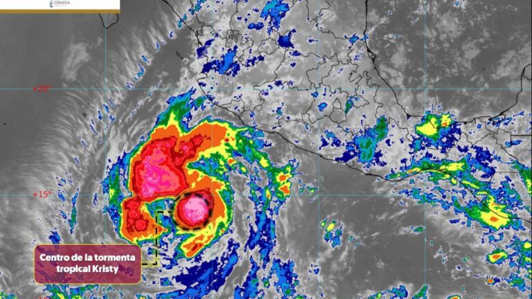 Clima 22 de octubre: tormenta Kristy ocasionará lluvias de fuertes a muy fuertes en el Occidente 