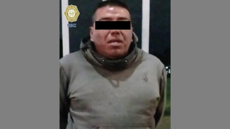 Detienen en Tláhuac a feminicida; mató a su pareja con arma punzocortante