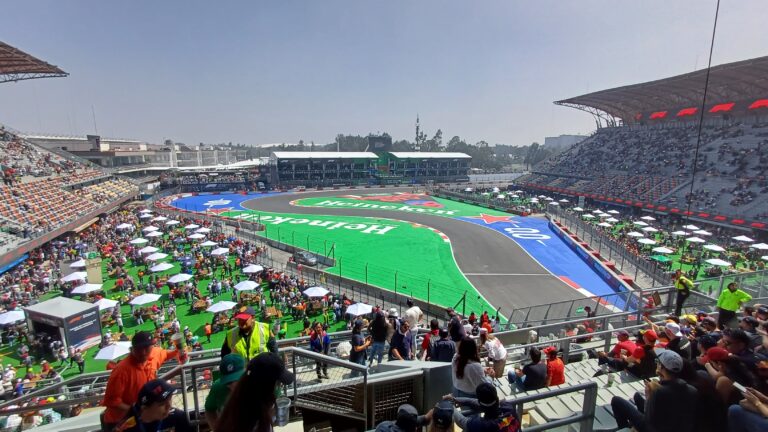 Autódromo Hermanos Rodríguez durante el Gran Premio de la Ciudad de México. Foto: Gabriel Ayala/ACIR Deportes