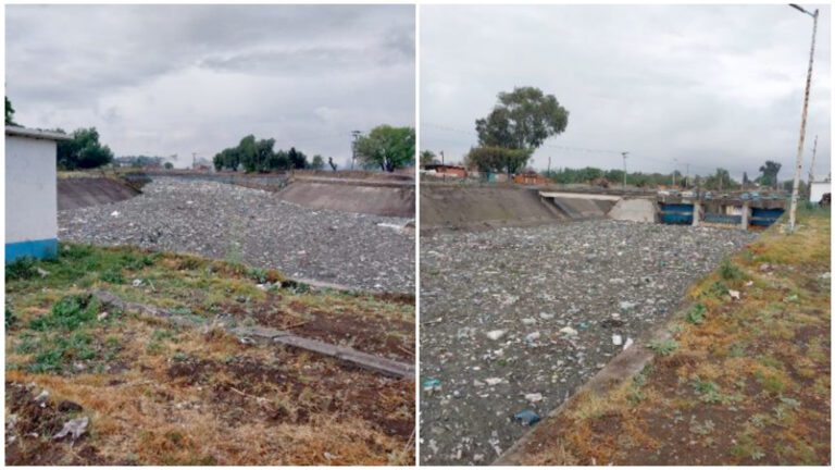 Autoridades alertan sobre taponamientos por basura en ríos del Valle de México