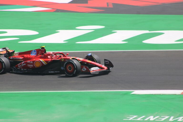 Ferrari de Fórmula 1 de Carlos Sainz. Foto: Gabriel Ayala/ACIR Deportes