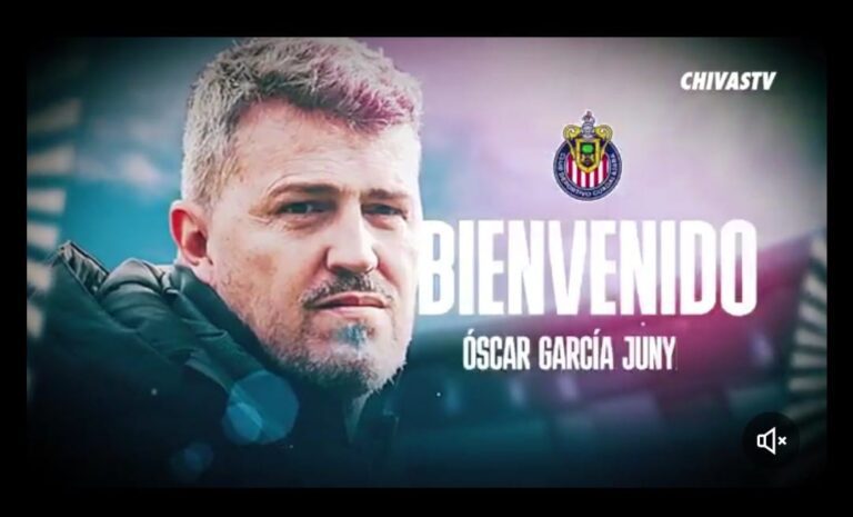 Oscar García es el oficialmente nuevo técnico de las Chivas.